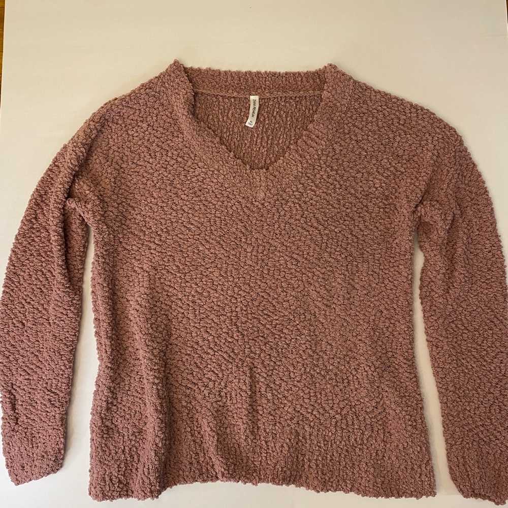 Zenana Premium Rose Pink XL Sweater